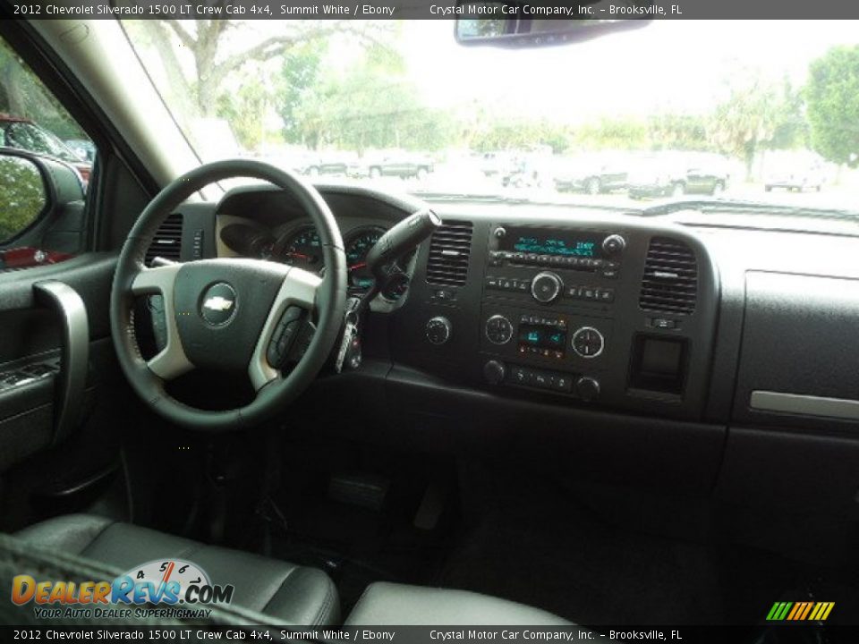 2012 Chevrolet Silverado 1500 LT Crew Cab 4x4 Summit White / Ebony Photo #11