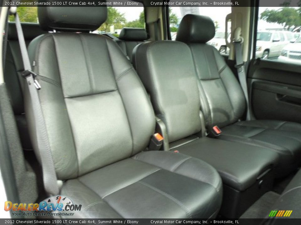 2012 Chevrolet Silverado 1500 LT Crew Cab 4x4 Summit White / Ebony Photo #12