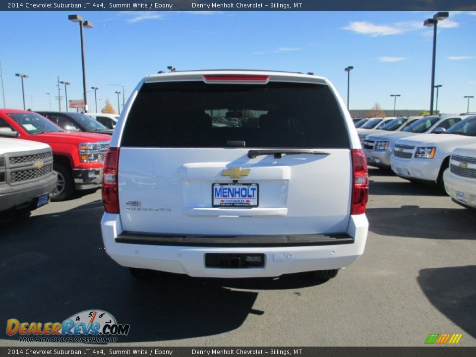 2014 Chevrolet Suburban LT 4x4 Summit White / Ebony Photo #4