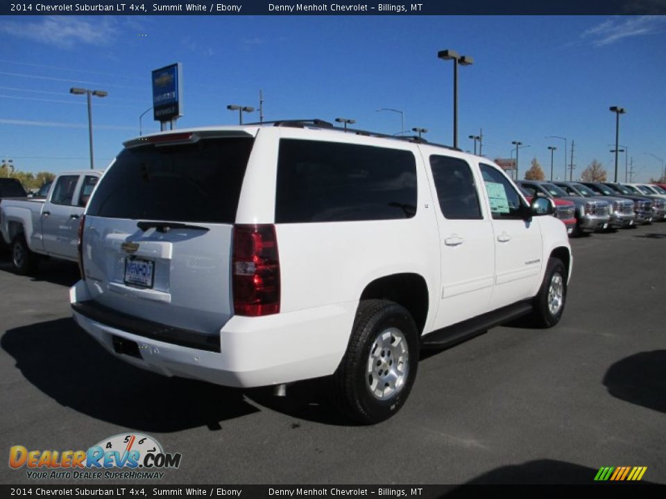 2014 Chevrolet Suburban LT 4x4 Summit White / Ebony Photo #5