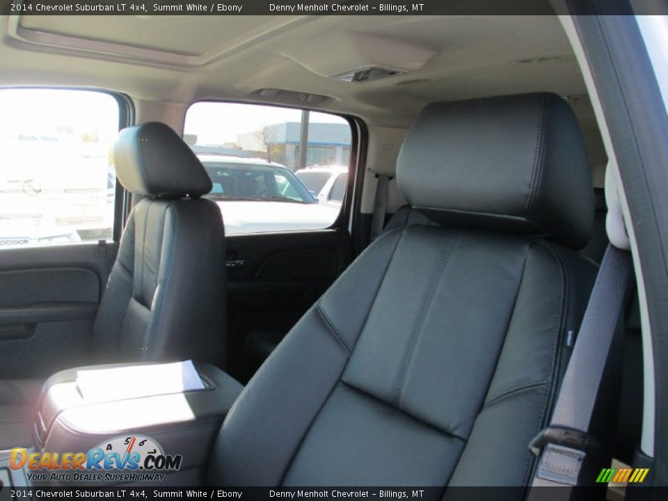 2014 Chevrolet Suburban LT 4x4 Summit White / Ebony Photo #10