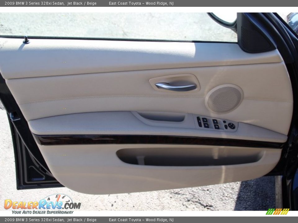 2009 BMW 3 Series 328xi Sedan Jet Black / Beige Photo #6