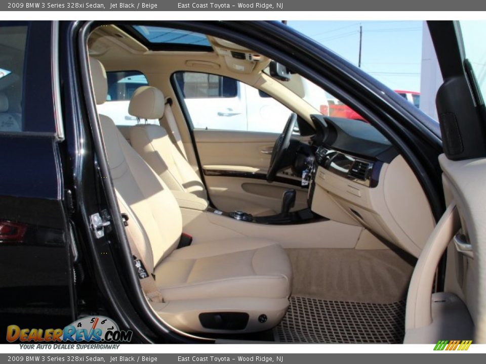 2009 BMW 3 Series 328xi Sedan Jet Black / Beige Photo #8