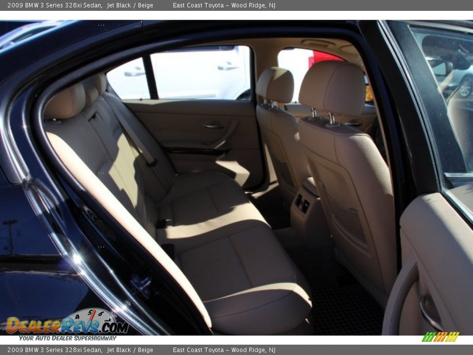 2009 BMW 3 Series 328xi Sedan Jet Black / Beige Photo #9