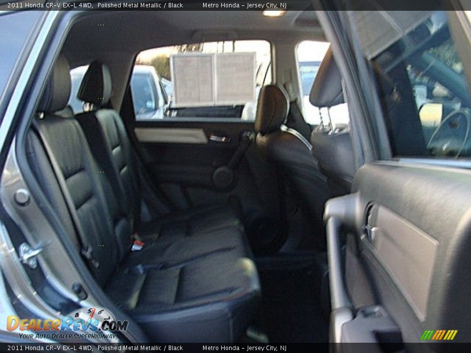 2011 Honda CR-V EX-L 4WD Polished Metal Metallic / Black Photo #13