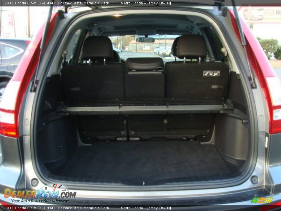 2011 Honda CR-V EX-L 4WD Polished Metal Metallic / Black Photo #14
