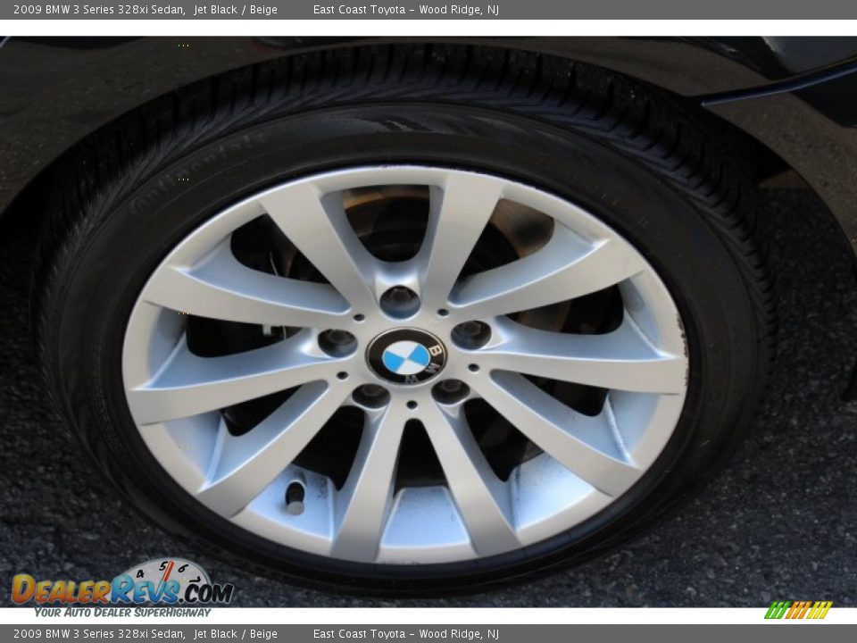 2009 BMW 3 Series 328xi Sedan Jet Black / Beige Photo #14