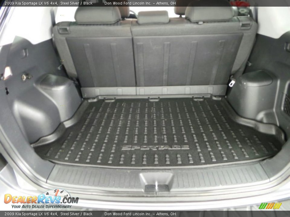 2009 Kia Sportage LX V6 4x4 Steel Silver / Black Photo #4