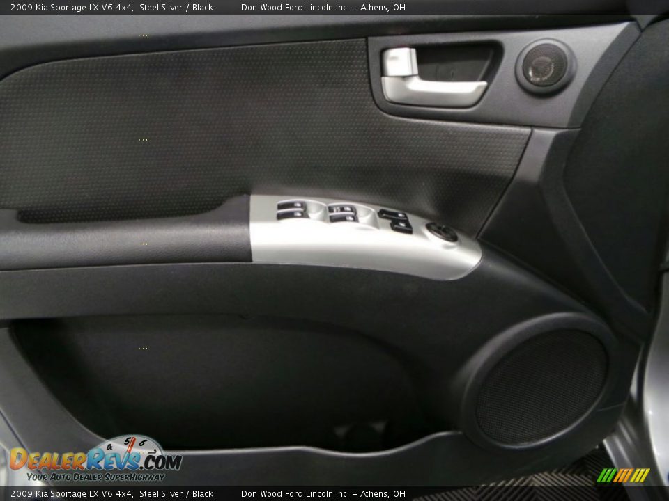 2009 Kia Sportage LX V6 4x4 Steel Silver / Black Photo #10