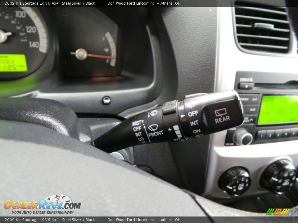 2009 Kia Sportage LX V6 4x4 Steel Silver / Black Photo #17