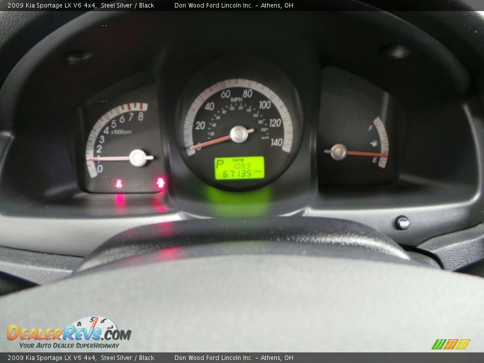 2009 Kia Sportage LX V6 4x4 Steel Silver / Black Photo #18
