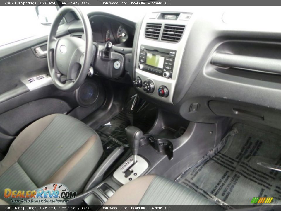 2009 Kia Sportage LX V6 4x4 Steel Silver / Black Photo #20