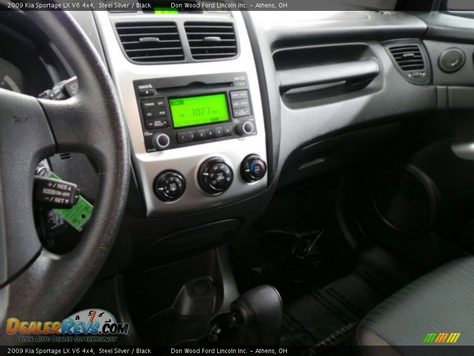 2009 Kia Sportage LX V6 4x4 Steel Silver / Black Photo #21