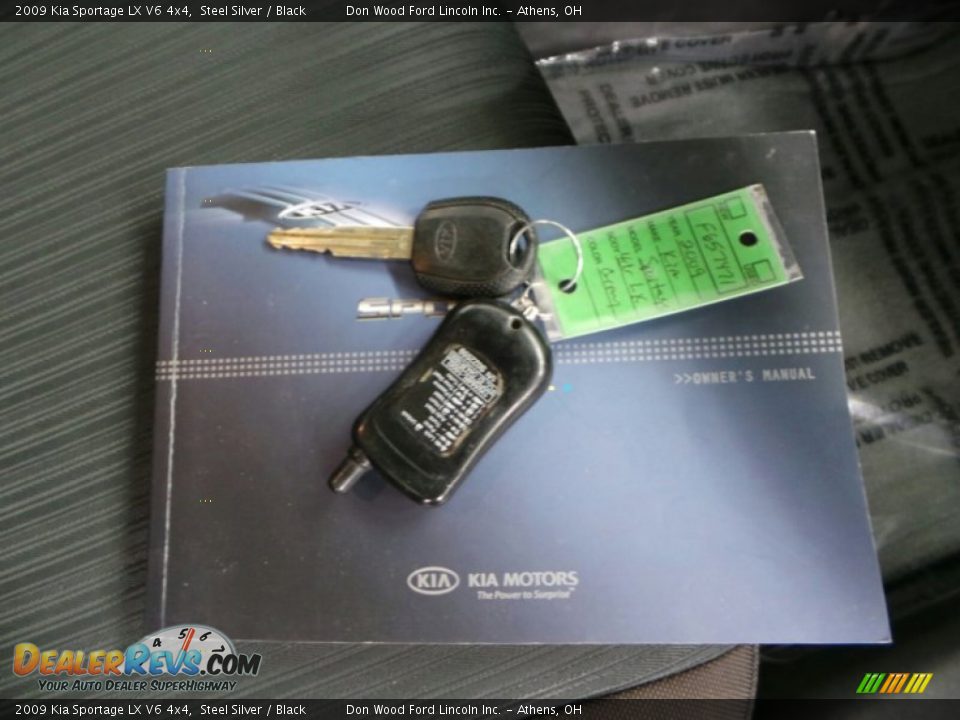 2009 Kia Sportage LX V6 4x4 Steel Silver / Black Photo #26