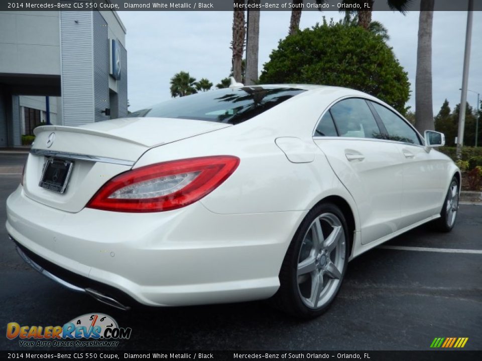 2014 Mercedes-Benz CLS 550 Coupe Diamond White Metallic / Black Photo #3