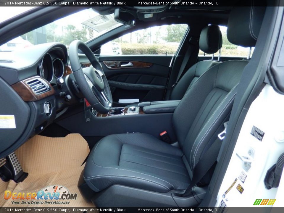 2014 Mercedes-Benz CLS 550 Coupe Diamond White Metallic / Black Photo #5