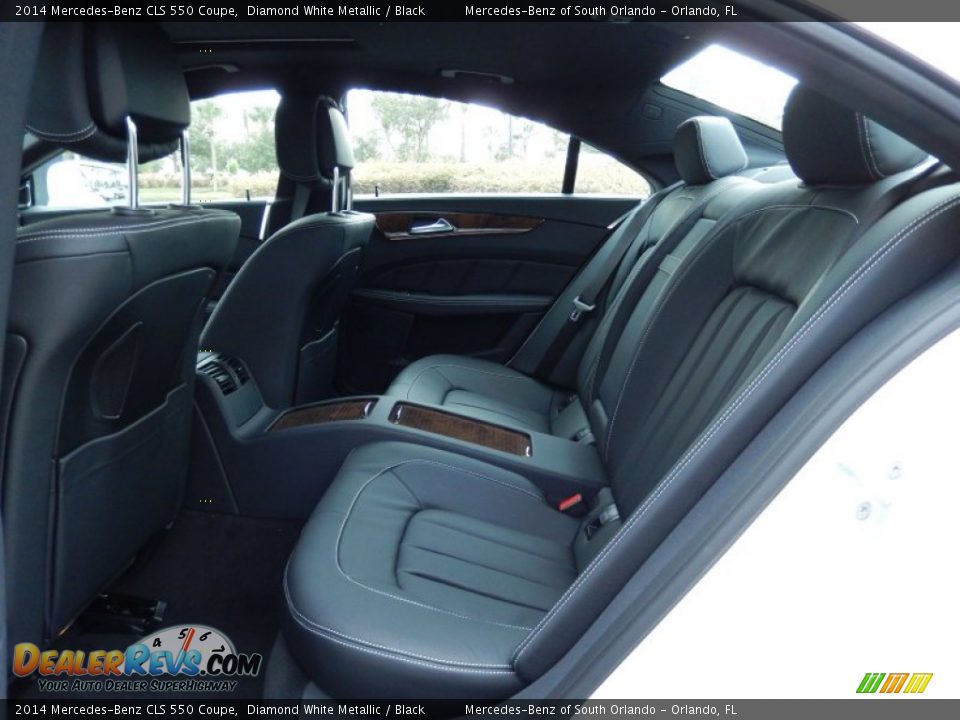 2014 Mercedes-Benz CLS 550 Coupe Diamond White Metallic / Black Photo #6