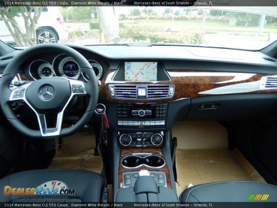 2014 Mercedes-Benz CLS 550 Coupe Diamond White Metallic / Black Photo #7