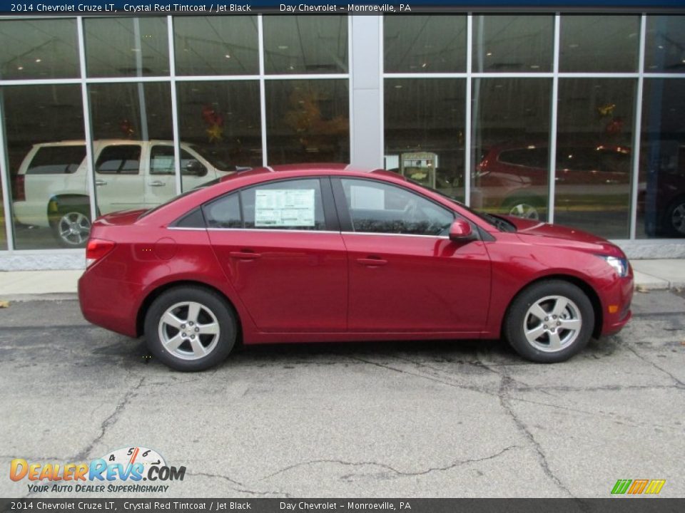 2014 Chevrolet Cruze LT Crystal Red Tintcoat / Jet Black Photo #2