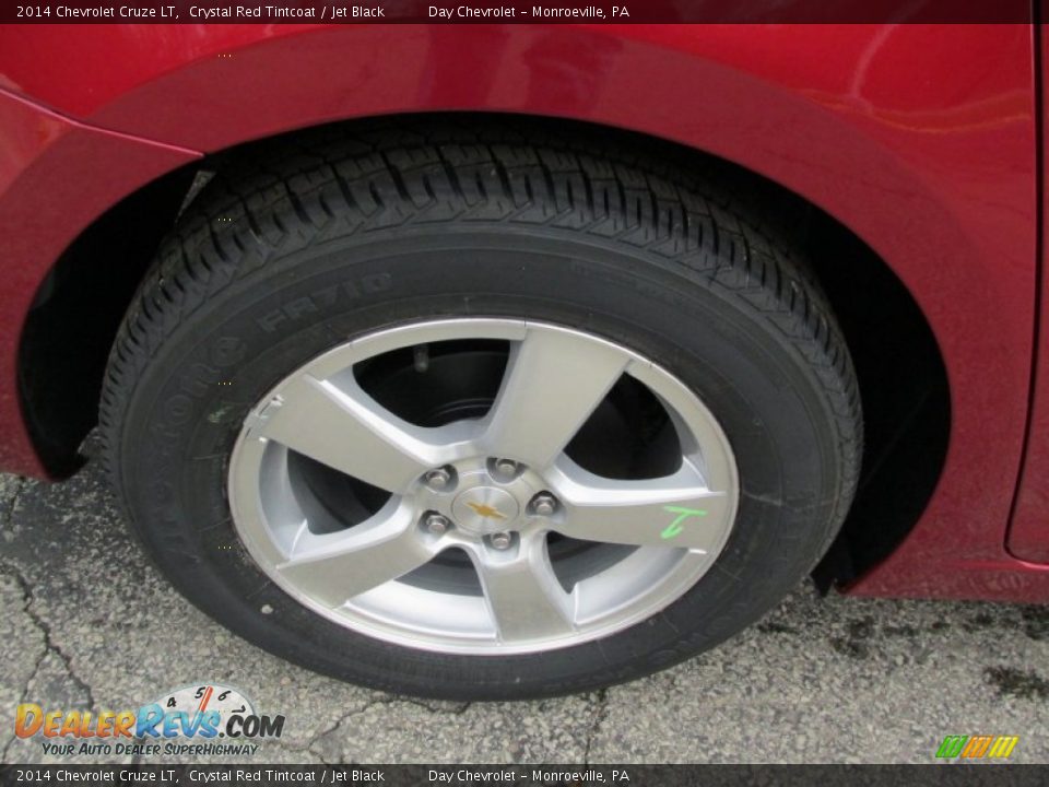2014 Chevrolet Cruze LT Crystal Red Tintcoat / Jet Black Photo #3