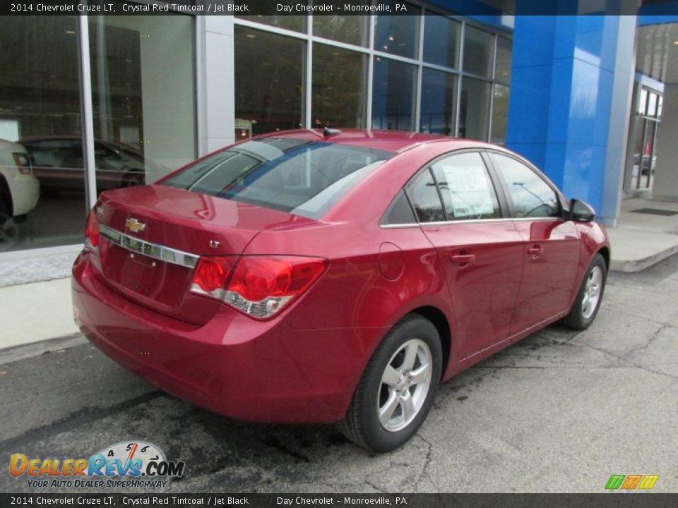 2014 Chevrolet Cruze LT Crystal Red Tintcoat / Jet Black Photo #4