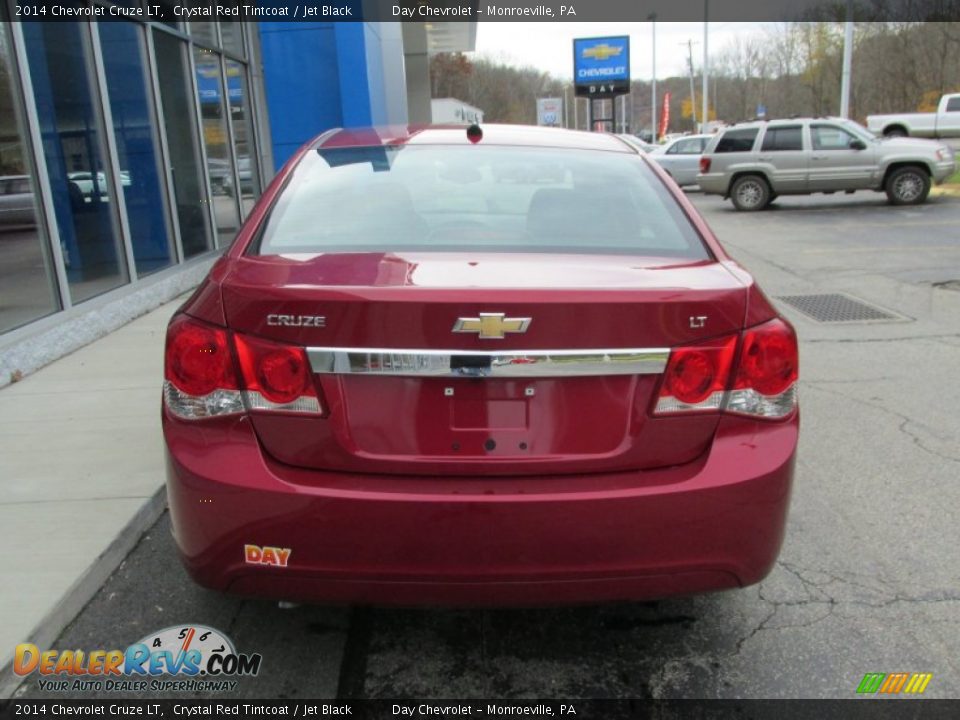 2014 Chevrolet Cruze LT Crystal Red Tintcoat / Jet Black Photo #5