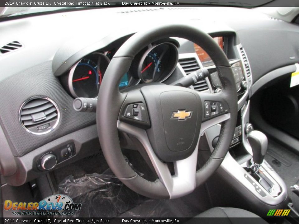 2014 Chevrolet Cruze LT Crystal Red Tintcoat / Jet Black Photo #13