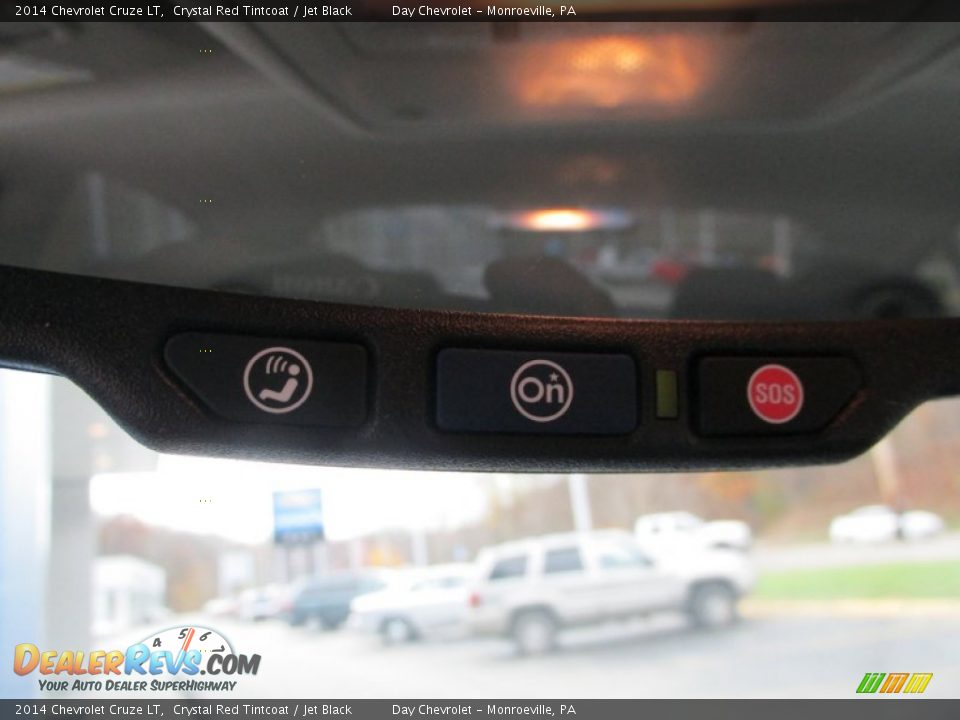 2014 Chevrolet Cruze LT Crystal Red Tintcoat / Jet Black Photo #16