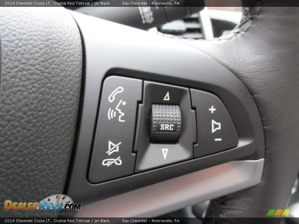 2014 Chevrolet Cruze LT Crystal Red Tintcoat / Jet Black Photo #17