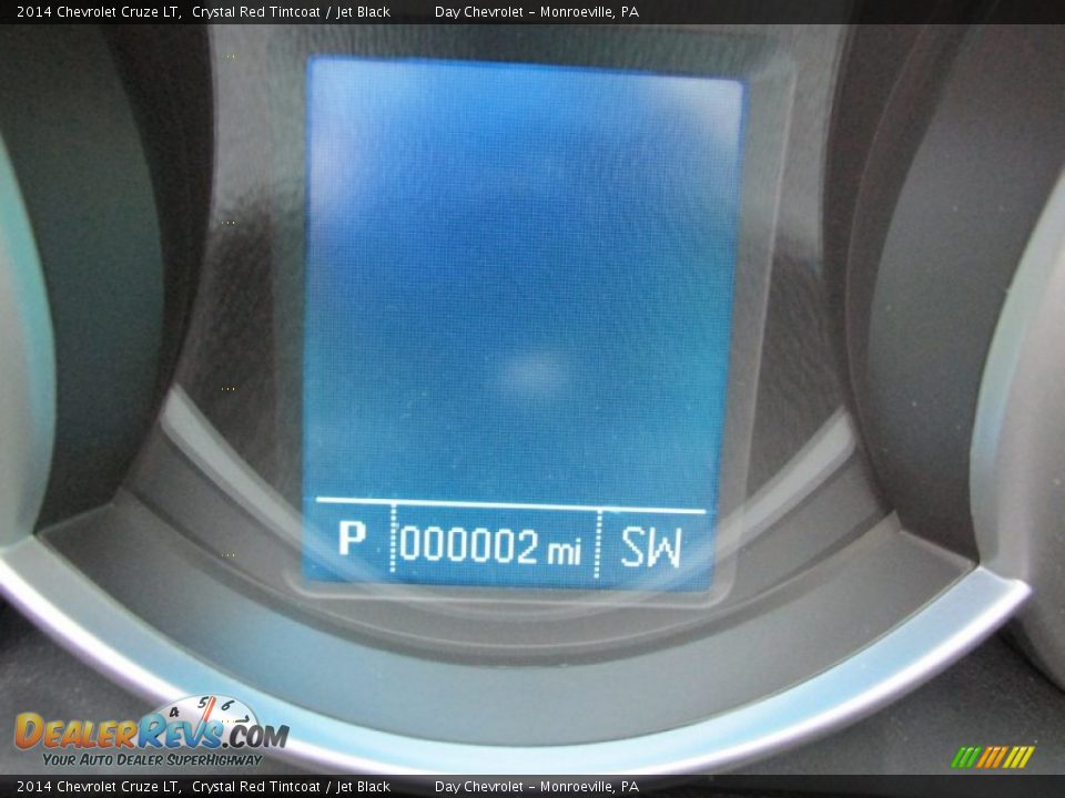 2014 Chevrolet Cruze LT Crystal Red Tintcoat / Jet Black Photo #20
