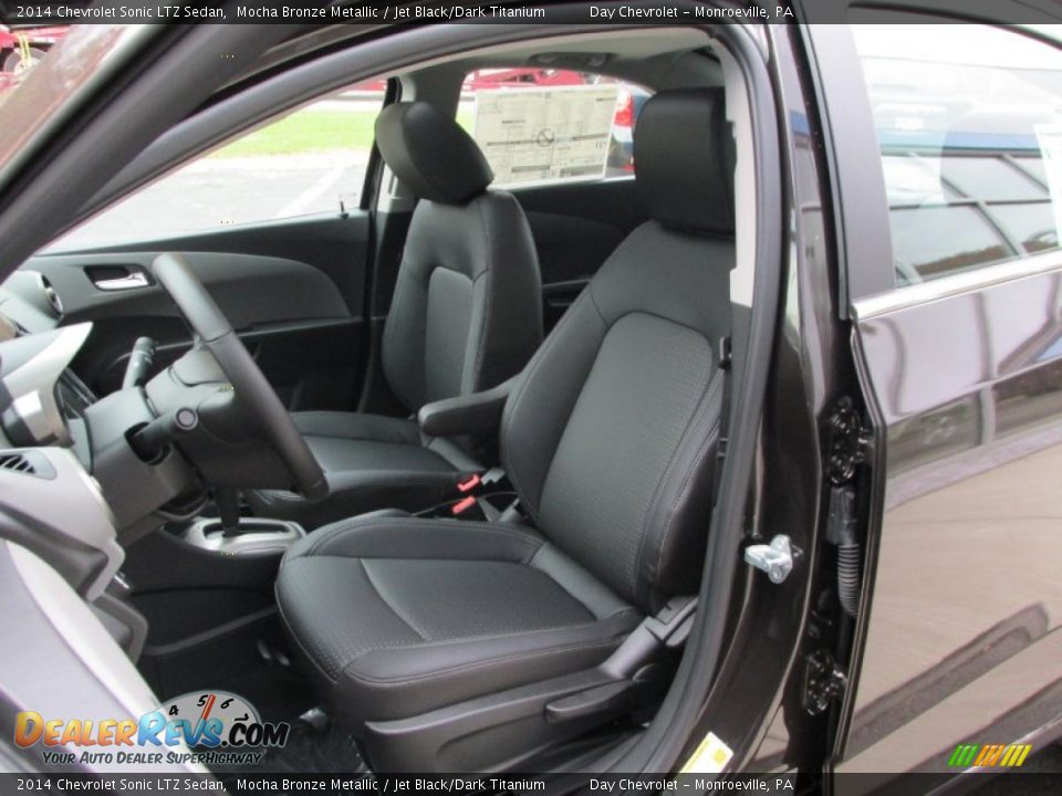 Front Seat of 2014 Chevrolet Sonic LTZ Sedan Photo #12