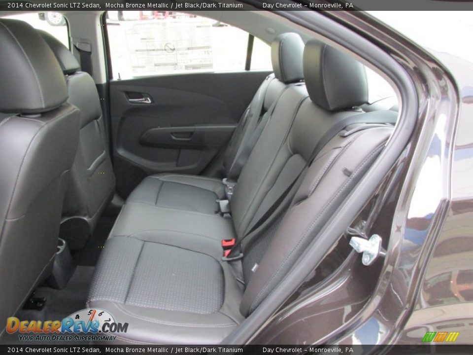 Rear Seat of 2014 Chevrolet Sonic LTZ Sedan Photo #13