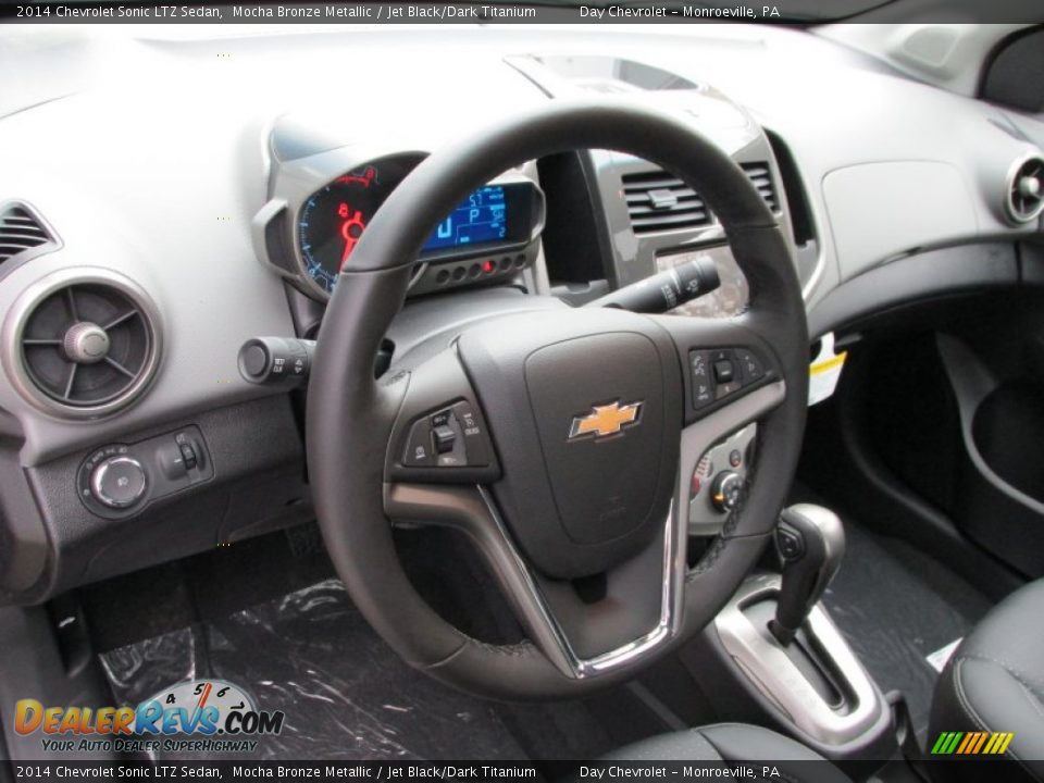 2014 Chevrolet Sonic LTZ Sedan Steering Wheel Photo #16