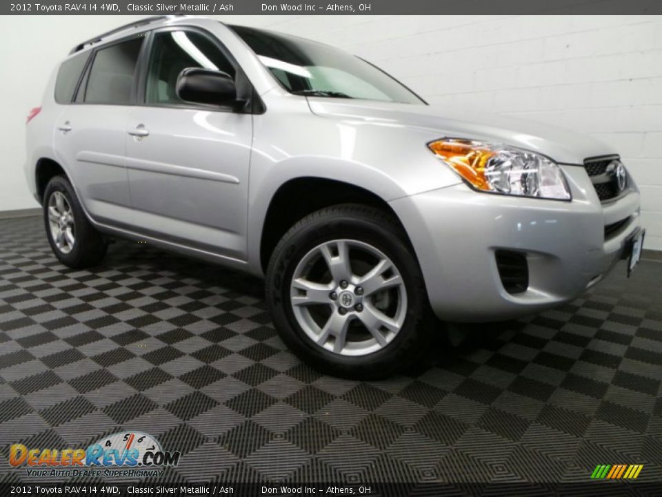 2012 Toyota RAV4 I4 4WD Classic Silver Metallic / Ash Photo #1