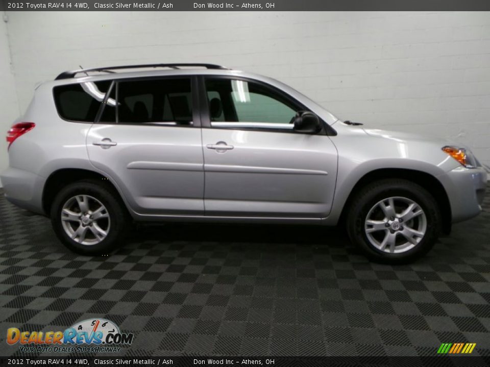 2012 Toyota RAV4 I4 4WD Classic Silver Metallic / Ash Photo #3