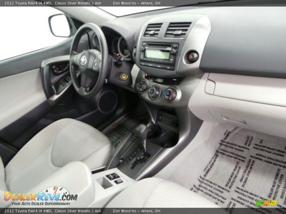 2012 Toyota RAV4 I4 4WD Classic Silver Metallic / Ash Photo #22