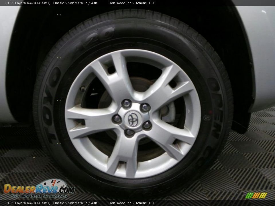 2012 Toyota RAV4 I4 4WD Classic Silver Metallic / Ash Photo #25