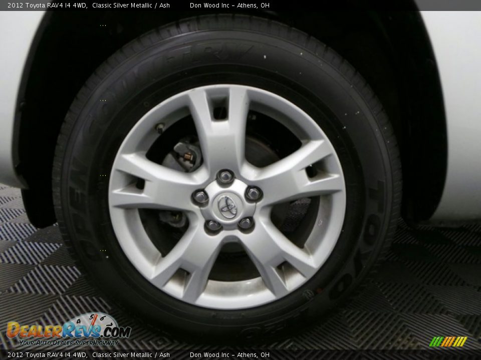 2012 Toyota RAV4 I4 4WD Classic Silver Metallic / Ash Photo #26