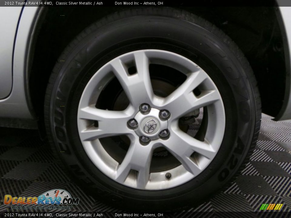 2012 Toyota RAV4 I4 4WD Classic Silver Metallic / Ash Photo #27