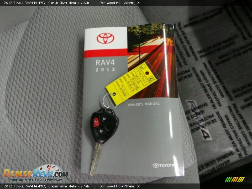 2012 Toyota RAV4 I4 4WD Classic Silver Metallic / Ash Photo #29