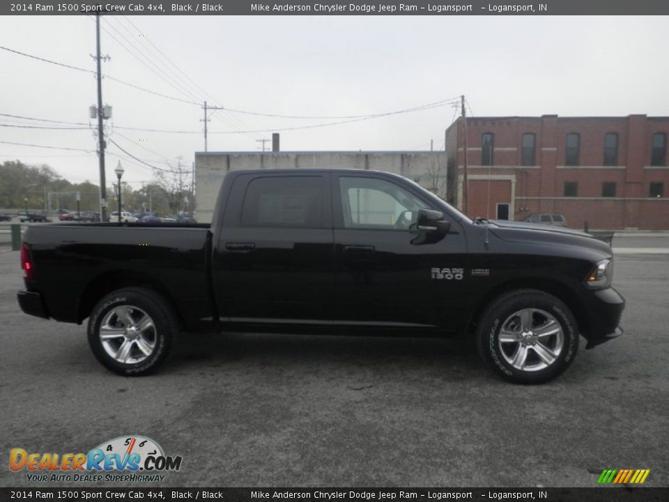 2014 Ram 1500 Sport Crew Cab 4x4 Black / Black Photo #2