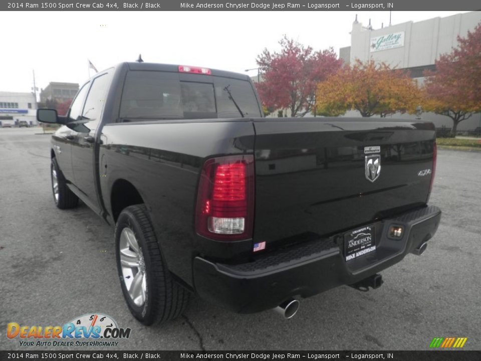 2014 Ram 1500 Sport Crew Cab 4x4 Black / Black Photo #3
