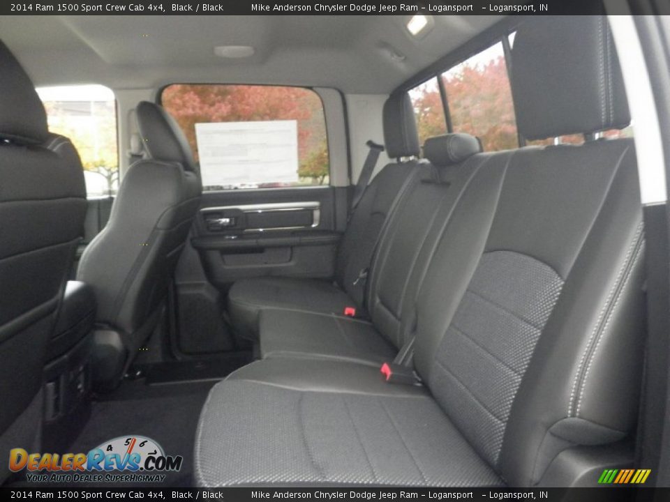 2014 Ram 1500 Sport Crew Cab 4x4 Black / Black Photo #7