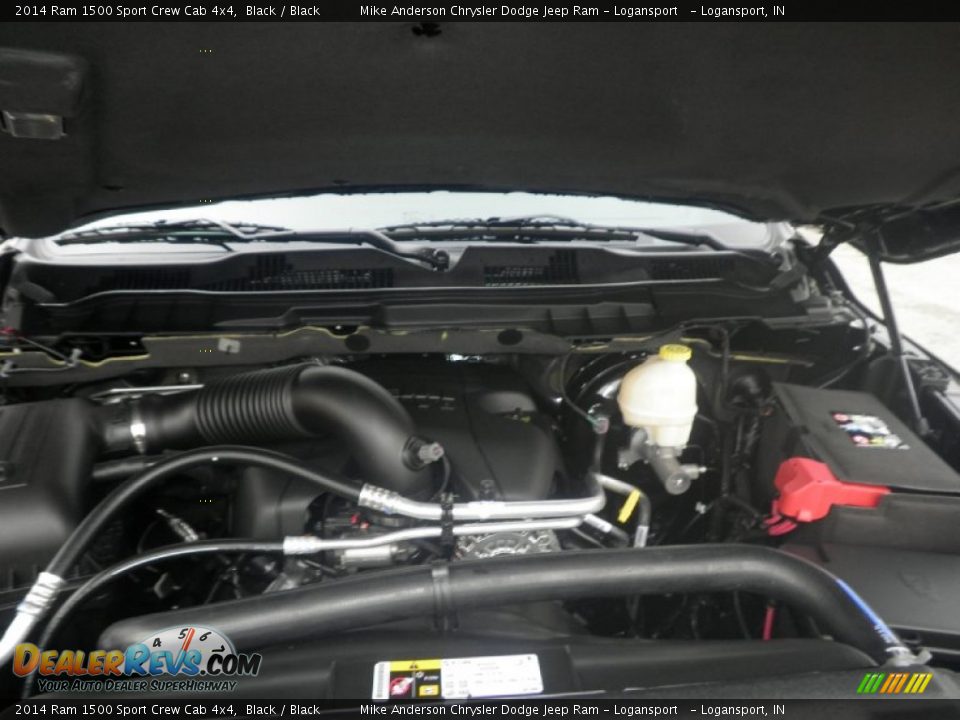 2014 Ram 1500 Sport Crew Cab 4x4 Black / Black Photo #9