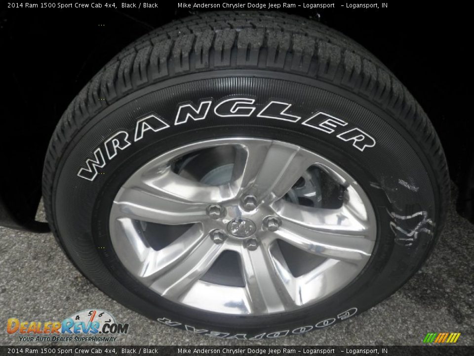 2014 Ram 1500 Sport Crew Cab 4x4 Black / Black Photo #10