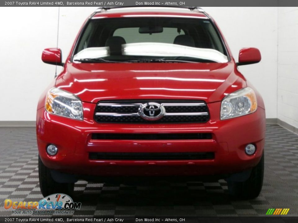 2007 Toyota RAV4 Limited 4WD Barcelona Red Pearl / Ash Gray Photo #2