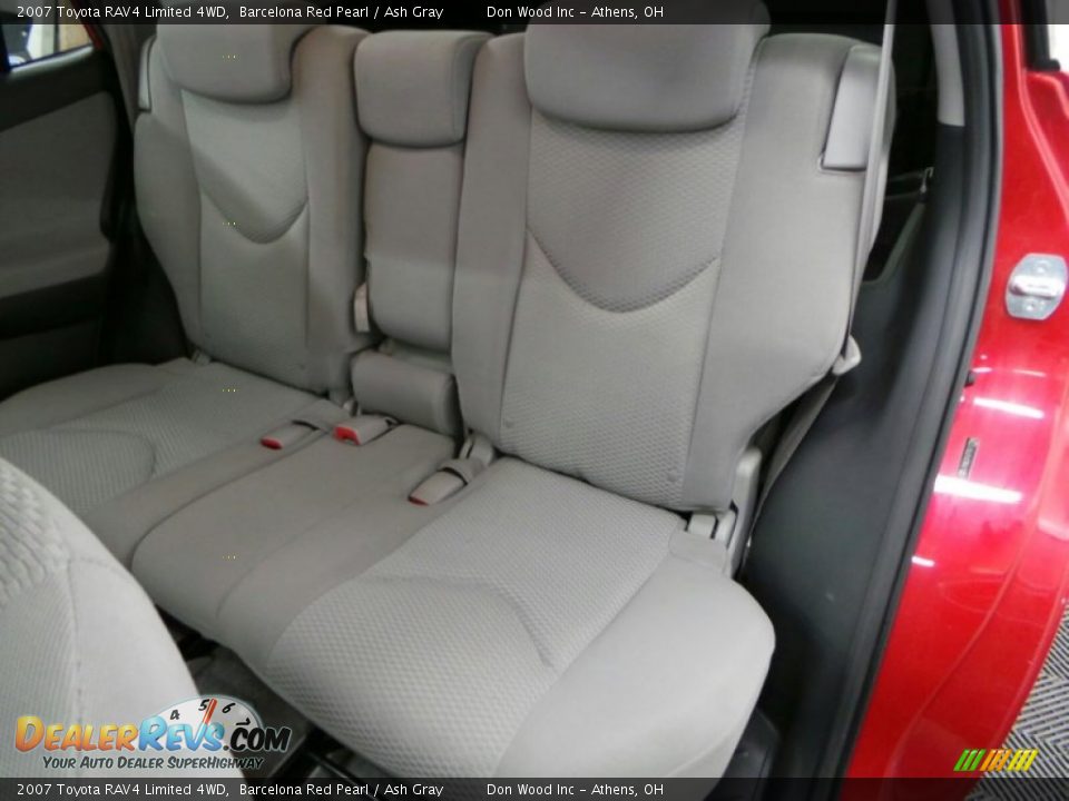 2007 Toyota RAV4 Limited 4WD Barcelona Red Pearl / Ash Gray Photo #7