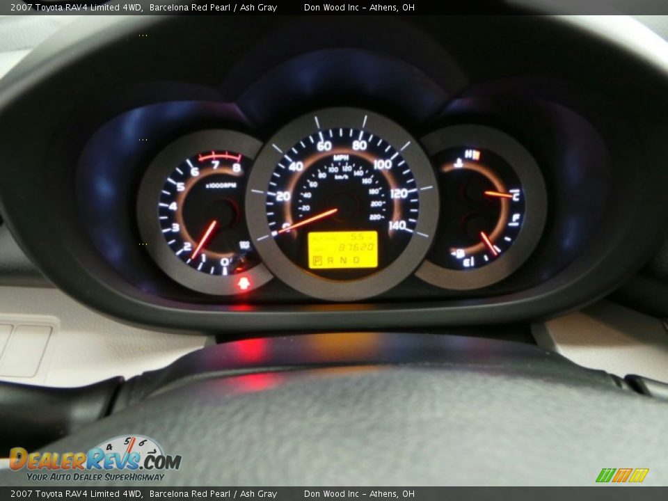 2007 Toyota RAV4 Limited 4WD Barcelona Red Pearl / Ash Gray Photo #21