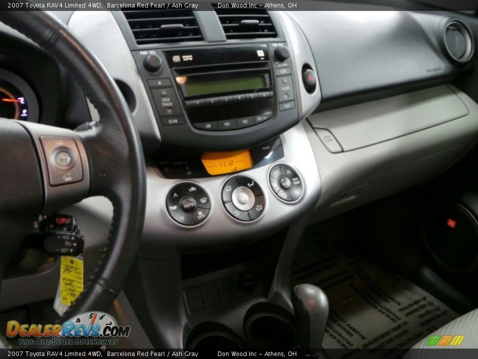 2007 Toyota RAV4 Limited 4WD Barcelona Red Pearl / Ash Gray Photo #23