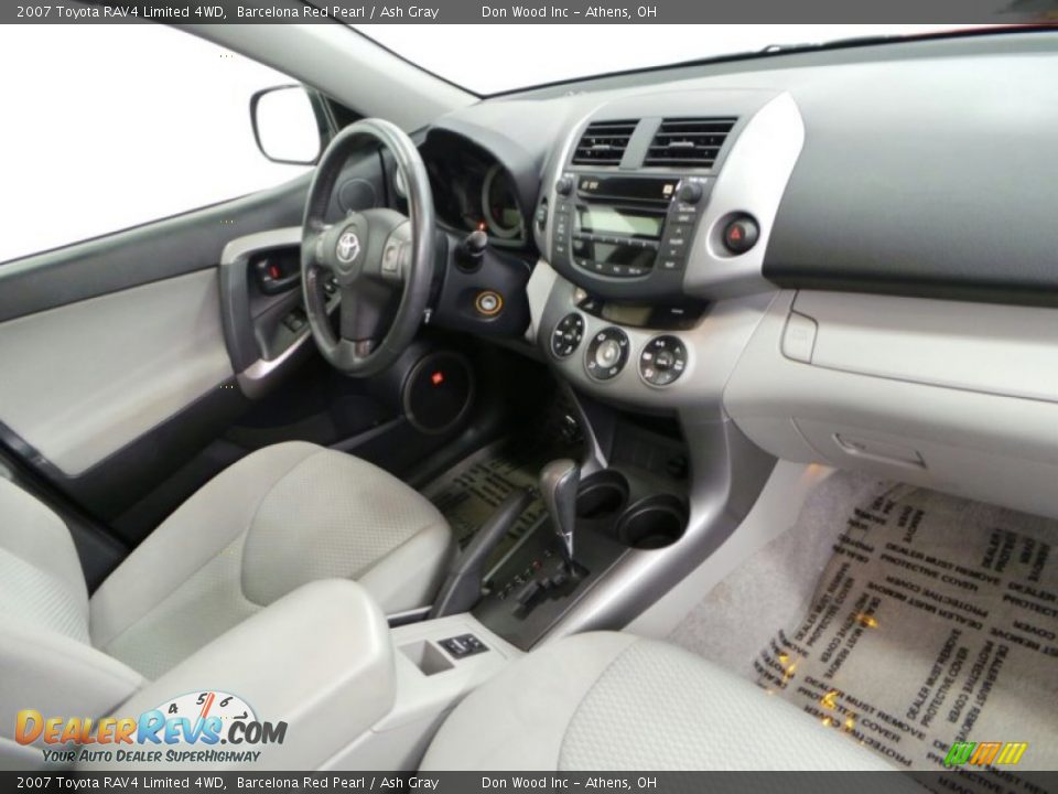 2007 Toyota RAV4 Limited 4WD Barcelona Red Pearl / Ash Gray Photo #24